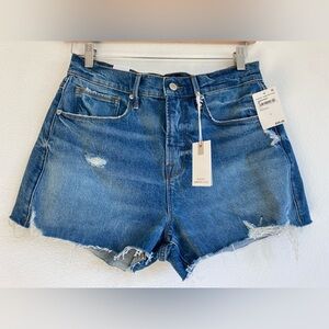 Good American Blue Jean Shorts